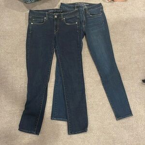 american eagle skinny super stretch jeans